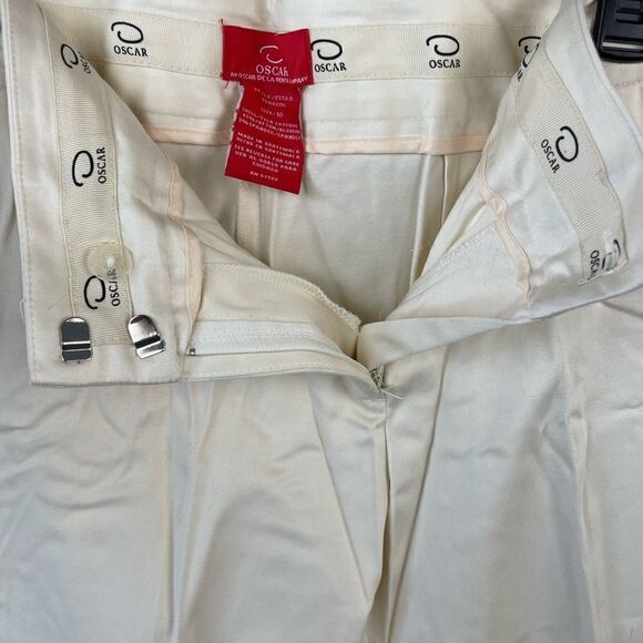NWT Oscar De La Renta Stretch Slack Pants Size 10 - Picture 3 of 8